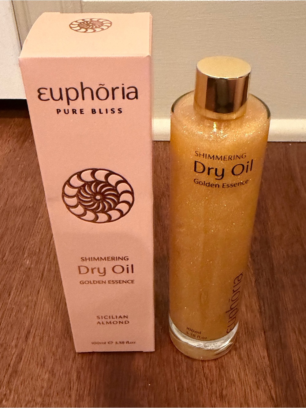 Euphoria Pure Bliss Shimmering Dry Oil - Golden Essence
